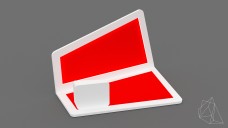 Simple Uneven Nackwall Exhibition Stand 3D Model - Free Download | FREE 3D MODELS