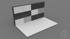 Boxed Backwall Small Exhibition Stand 3D Model - Free Download | FREE 3D MODELS