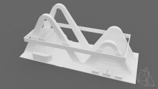 Large Modern Exhibition Stand with Curved Design 3D Model - Free Download | FREE 3D MODELS