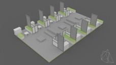 Large Pavilion Exhibition Stand 3D Model - Free Download | FREE 3D MODELS