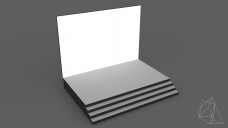 Simple Small Backlit Event Stage 3D Model - Free Download | FREE 3D MODELS