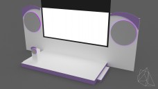 Projector Screen Event Stage 3D Model - Free Download | FREE 3D MODELS