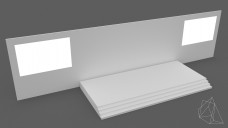 Simple Event Stage with Embeded Screens 3D Model - Free Download | FREE 3D MODELS