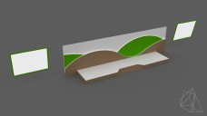 Large Layered Waves Event Stage 3D Model - Free Download | FREE 3D MODELS