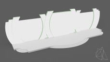 Curved Elements and Screens Event Stage 3D Model - Free Download | FREE 3D MODELS