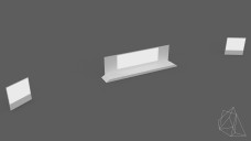 Simple Event Stage with Center Screen and Separate Screens 3D Model - Free Download | FREE 3D MODELS