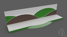 Curved Multilevel Elements Event Stage 3D Model - Free Download | FREE 3D MODELS