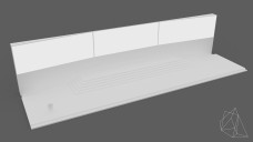 Large Event Stage with 3 Screens and Center Platform 3D Model - Free Download | FREE 3D MODELS