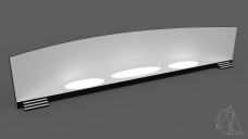 Curved Event Stage with Backlit Elipses 3D Model - Free Download | FREE 3D MODELS