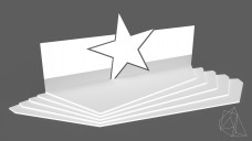 Large Event Stage with Backlit Star 3D Model - Free Download | FREE 3D MODELS