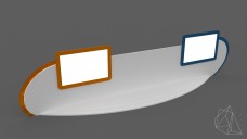 Large Curved Element Event Stage 3D Model - Free Download | FREE 3D MODELS