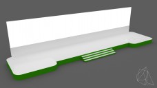 Large Backlit Event Stage 3D Model - Free Download | FREE 3D MODELS