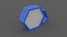 Haxagonal Designs Reception Counter 3D Model - Free Download | FREE 3D MODELS