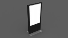 Vertical screen stand | FREE 3D MODELS