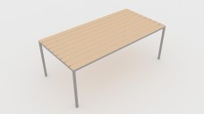 Dining Outdoor Table Free 3D Model | FREE 3D MODELS