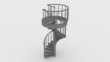 Spiral Staircase Free 3D Model | FREE 3D MODELS