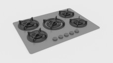 Gas Stove Free 3D Model | FREE 3D MODELS