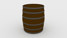 Large Wooden Barrel 3D Model - Free Download | FREE 3D MODELS