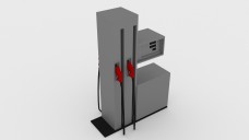 Gasoline Pump Free 3D Model | FREE 3D MODELS