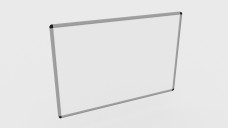 Large Wall Mounted Whiteboard 3D Model - Free Download | FREE 3D MODELS