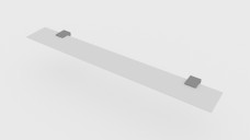 Wall Mounted Glass Shelf 3D Model - Free Download | FREE 3D MODELS