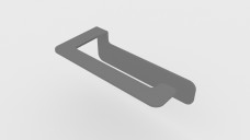 Wall Mounted Minimal Toilet Paper Holder 3D Model - Free Download | FREE 3D MODELS