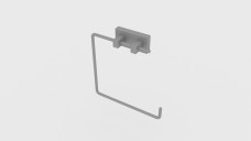 Wall Mounted Metal Toilet Paper Holder 3D Model - Free Download | FREE 3D MODELS