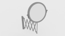 Wall Mounted Magnifying Mirror 3D Model - Free Download | FREE 3D MODELS