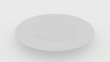 Simple White Plate 3D Model - Free Download | FREE 3D MODELS