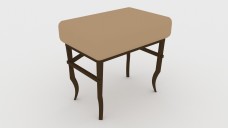 Antique Footstool 3D Model - Free Download | FREE 3D MODELS