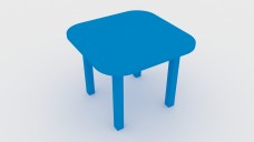 Kids Table Free 3D Model | FREE 3D MODELS