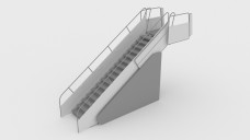 Linear Staircase Free 3D Model | FREE 3D MODELS