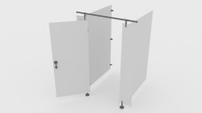 Toilet Cubicle Free 3D Model | FREE 3D MODELS