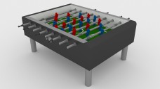Table Football Free 3D Model | FREE 3D MODELS