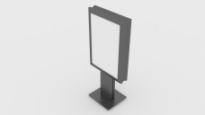 Advertisement Stand 3D Model - Free Download | FREE 3D MODELS
