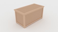 Wooden Bench Box | FREE 3D MODELS