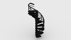 Small Metal Spiral Staircase 3D Model - Free Download | FREE 3D MODELS