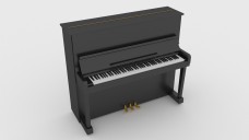 Upright Piano Free 3D Model | FREE 3D MODELS