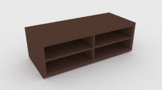 Simple Wooden TV Stand 3D Model - Free Download | FREE 3D MODELS