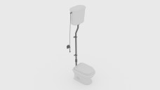 Vintage Toilet System 3D Model - Free Download | FREE 3D MODELS