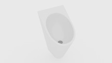 White Porcelain Urinal 3D Model - Free Download | FREE 3D MODELS
