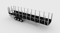 Logging Truck Trailer Free 3D Model | FREE 3D MODELS