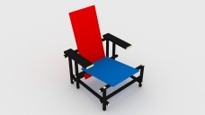 Red and Blue Chair Free 3D Model | FREE 3D MODELS