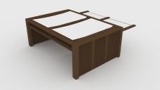 Pergola with Retractable Canopy 3D Model - Free Download | FREE 3D MODELS