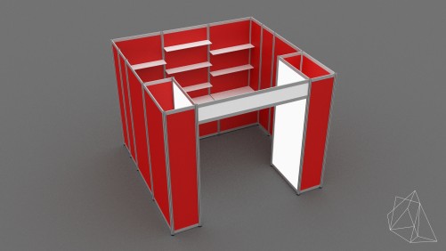Exhibition Stand | FREE 3D MODELS