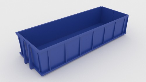 Double Trash Bin Free 3D Model | FREE 3D MODELS